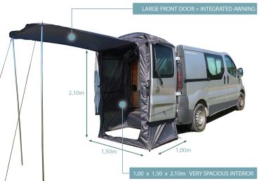 VANCABIN M2 Heckzelt PRIMASTAR, TRAFIC, VIVARO, TALENTO und NV300 Doppeltür